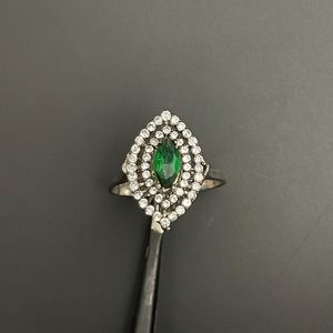 Gemstone brand new ring sterling silver